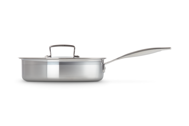 Le Creuset 3 qt. Stainless Steel Saute Pan with Lid
