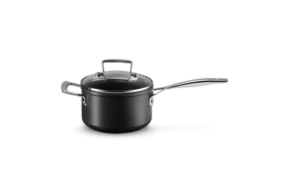 Toughened Non-Stick Saucepan with Glass Lid & Helper Handle