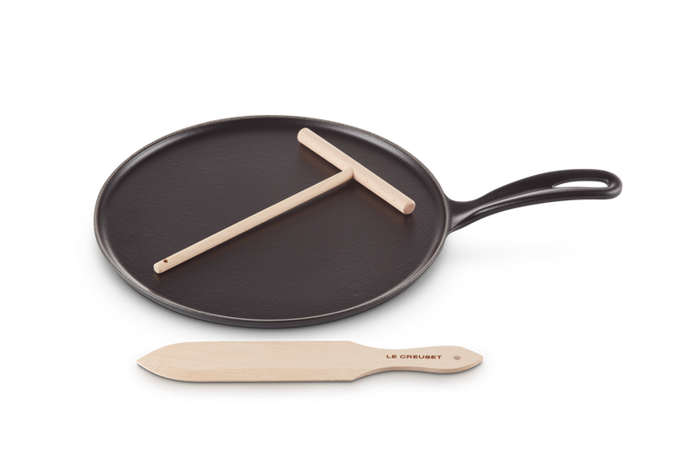 Maysternya Ukraine Cast Iron Pancake Pan Crepe Pan Fry Pan Skillet w/Wood  Handle