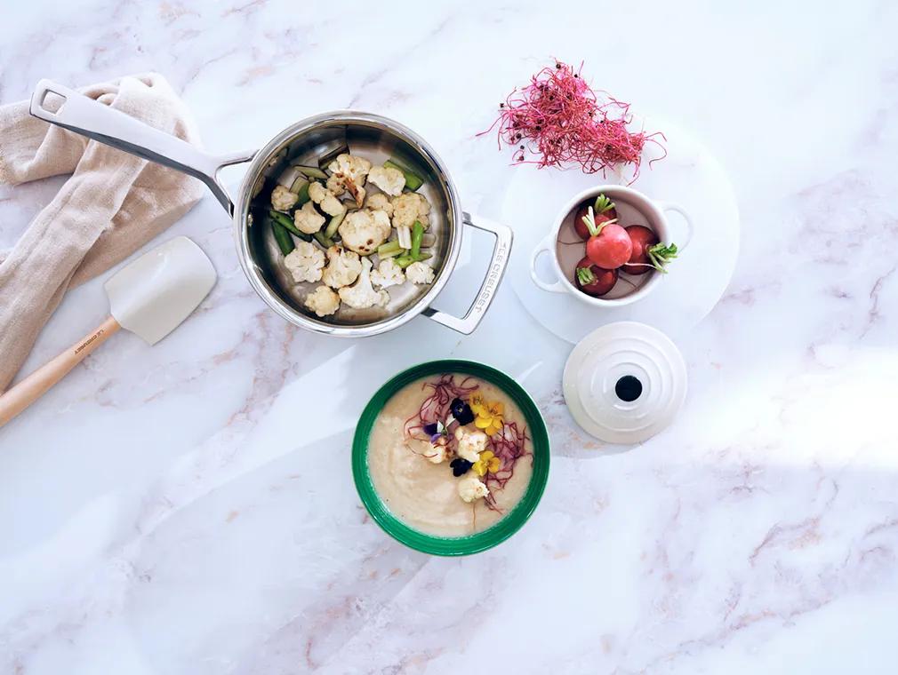 Roasted Cauliflower Soup