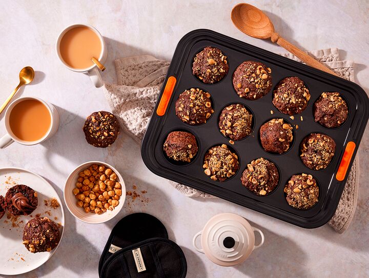 Hazelnut Chocolate Muffins